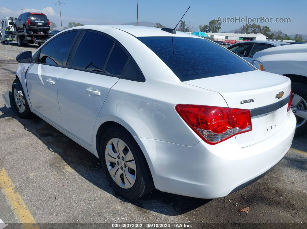 2015 Chevrolet Cruze Ls Auto White vin: 1G1PA5SG6F7192343