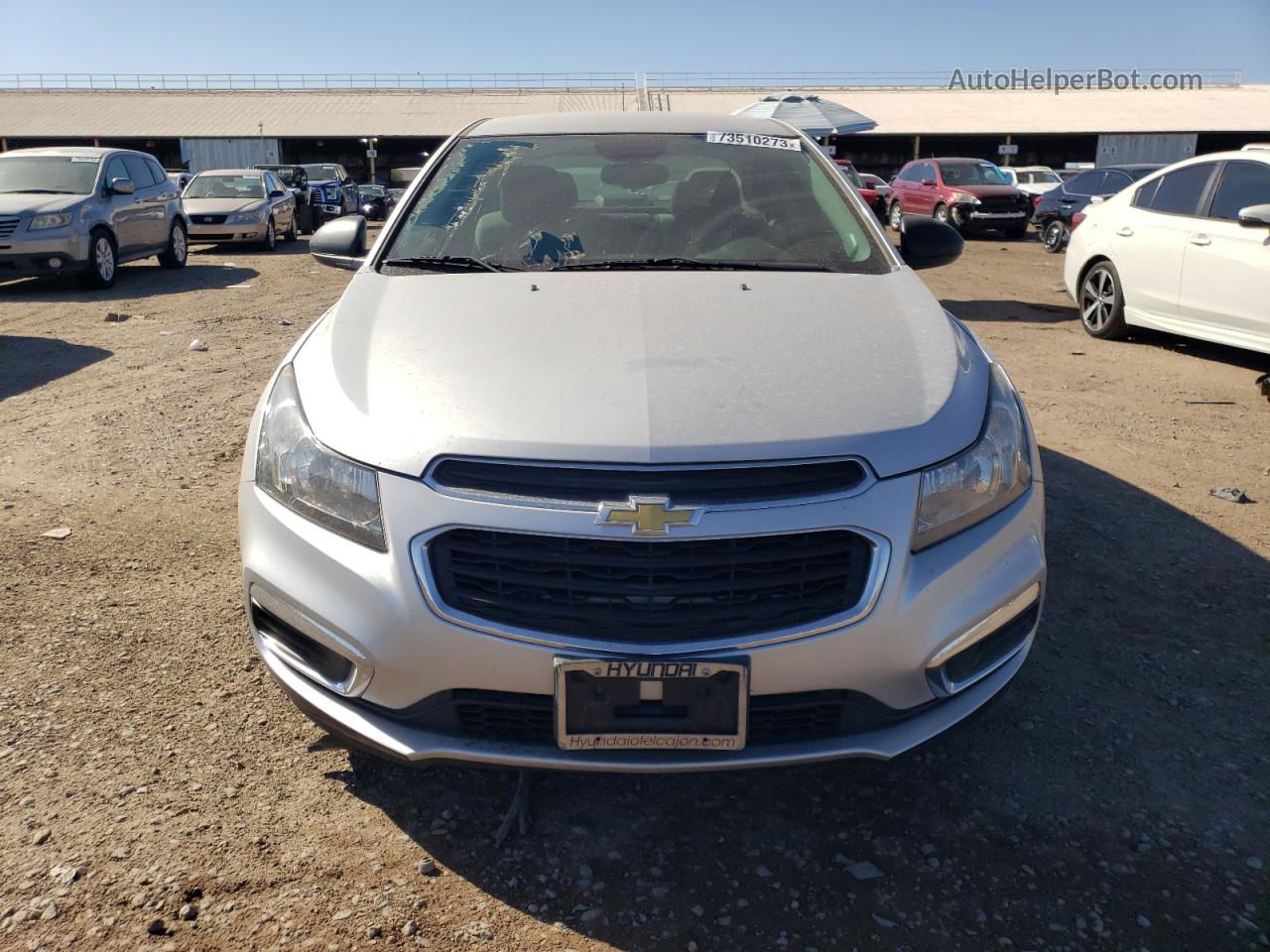 2015 Chevrolet Cruze Ls Silver vin: 1G1PA5SG6F7195663