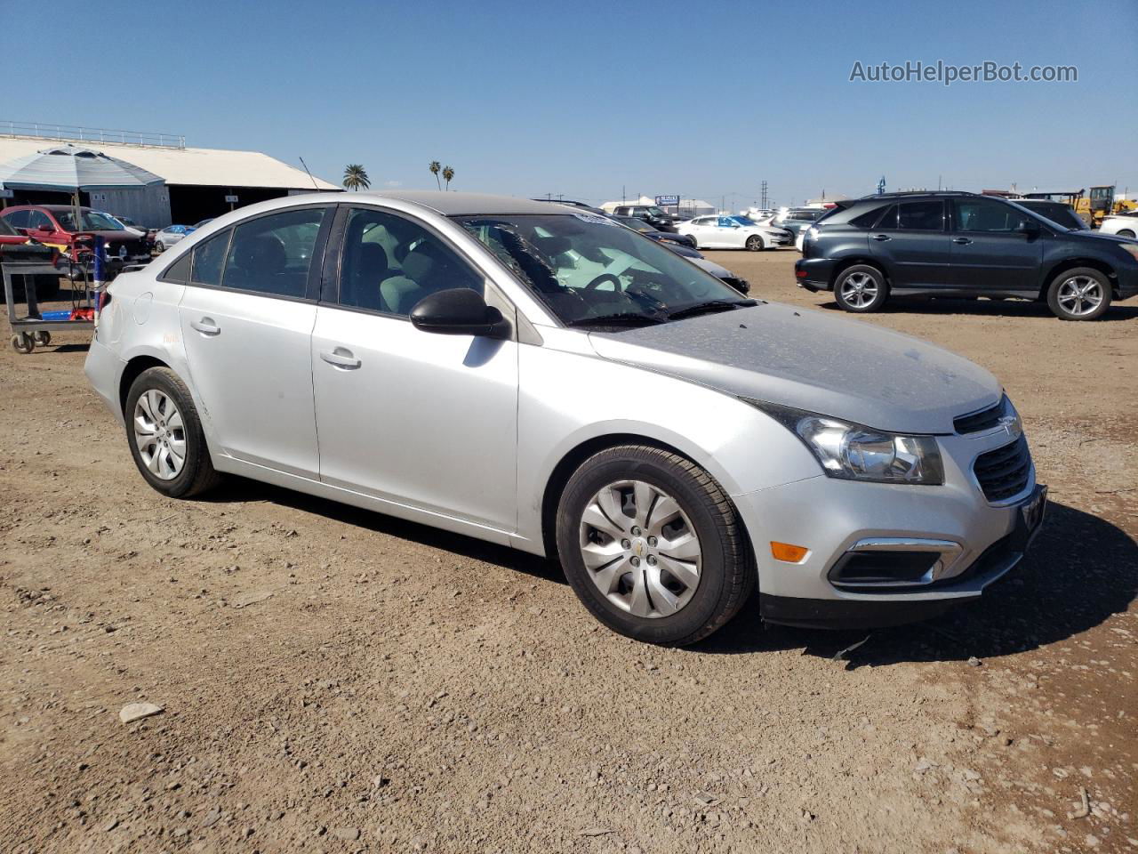 2015 Chevrolet Cruze Ls Серебряный vin: 1G1PA5SG6F7195663