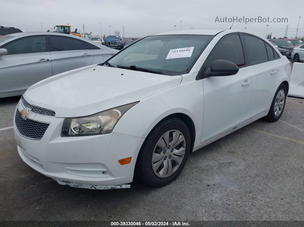 2013 Chevrolet Cruze Ls Auto White vin: 1G1PA5SG8D7254998