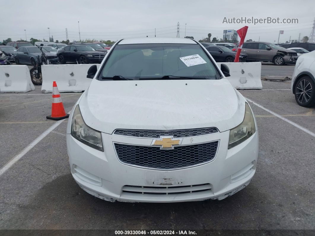 2013 Chevrolet Cruze Ls Auto White vin: 1G1PA5SG8D7254998