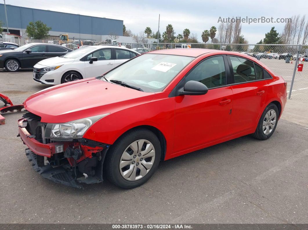 2014 Chevrolet Cruze Ls Auto Red vin: 1G1PA5SG8E7136807