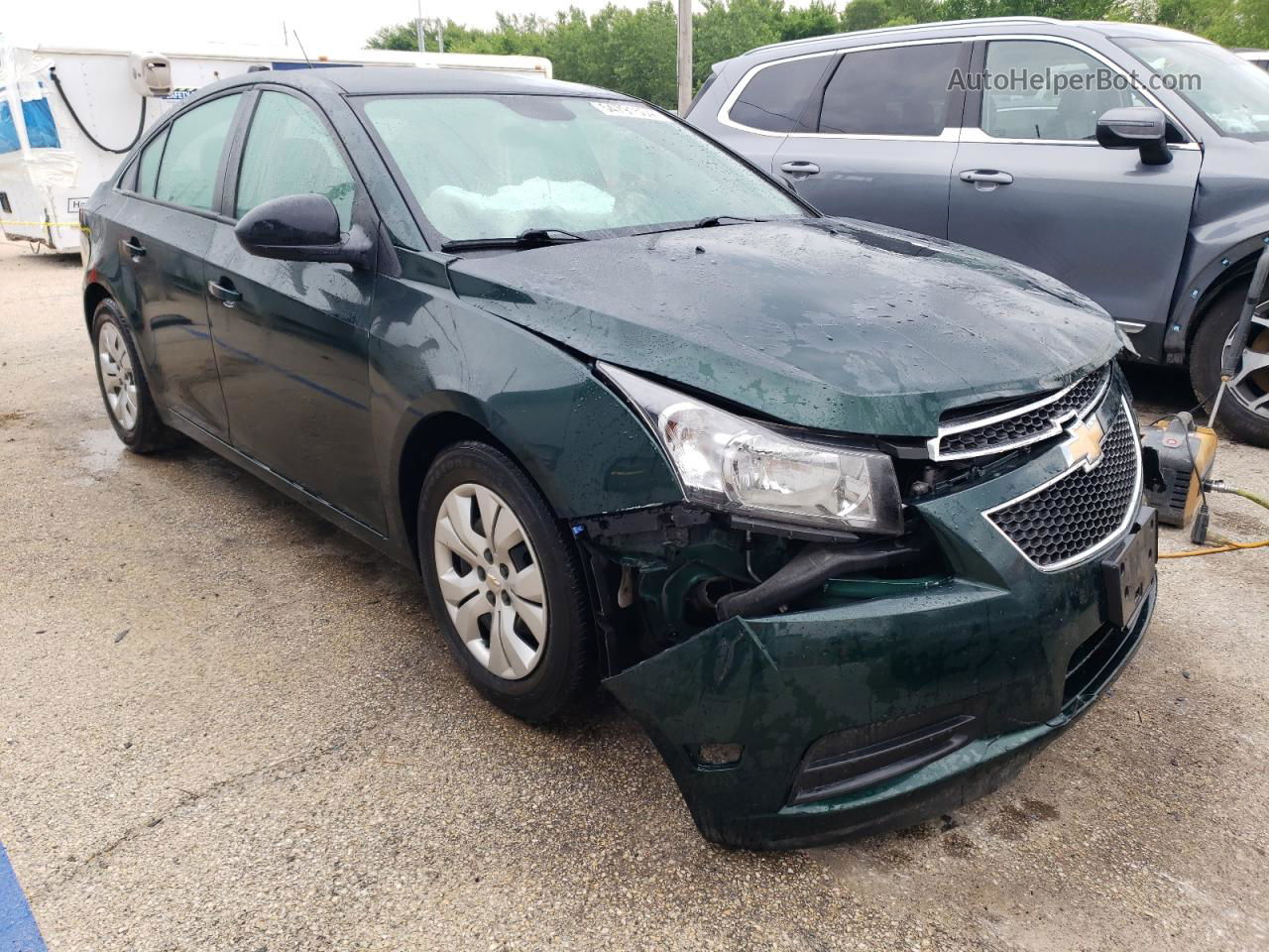 2014 Chevrolet Cruze Ls Green vin: 1G1PA5SG8E7187093