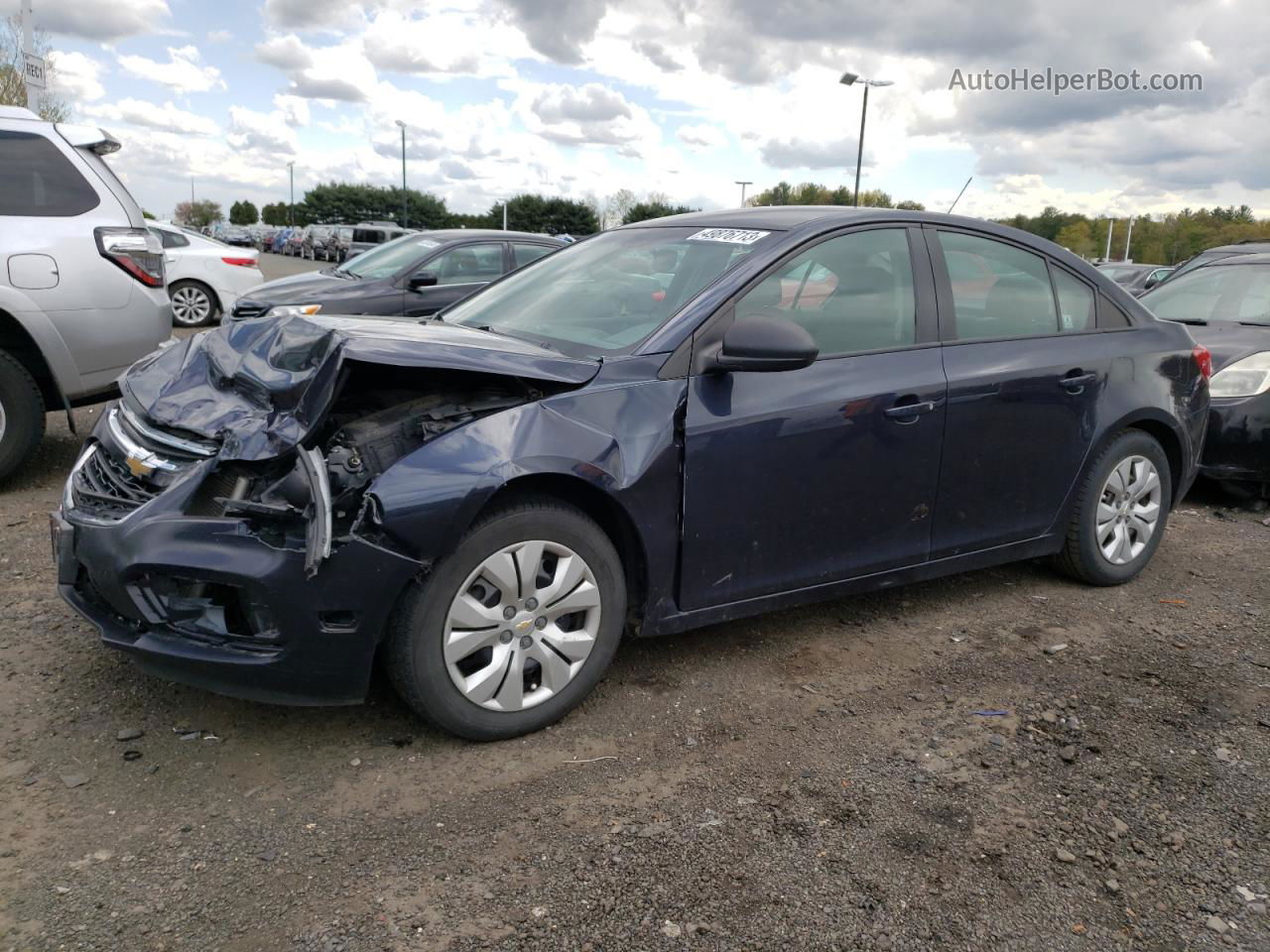 2015 Chevrolet Cruze Ls Blue vin: 1G1PA5SG8F7120737