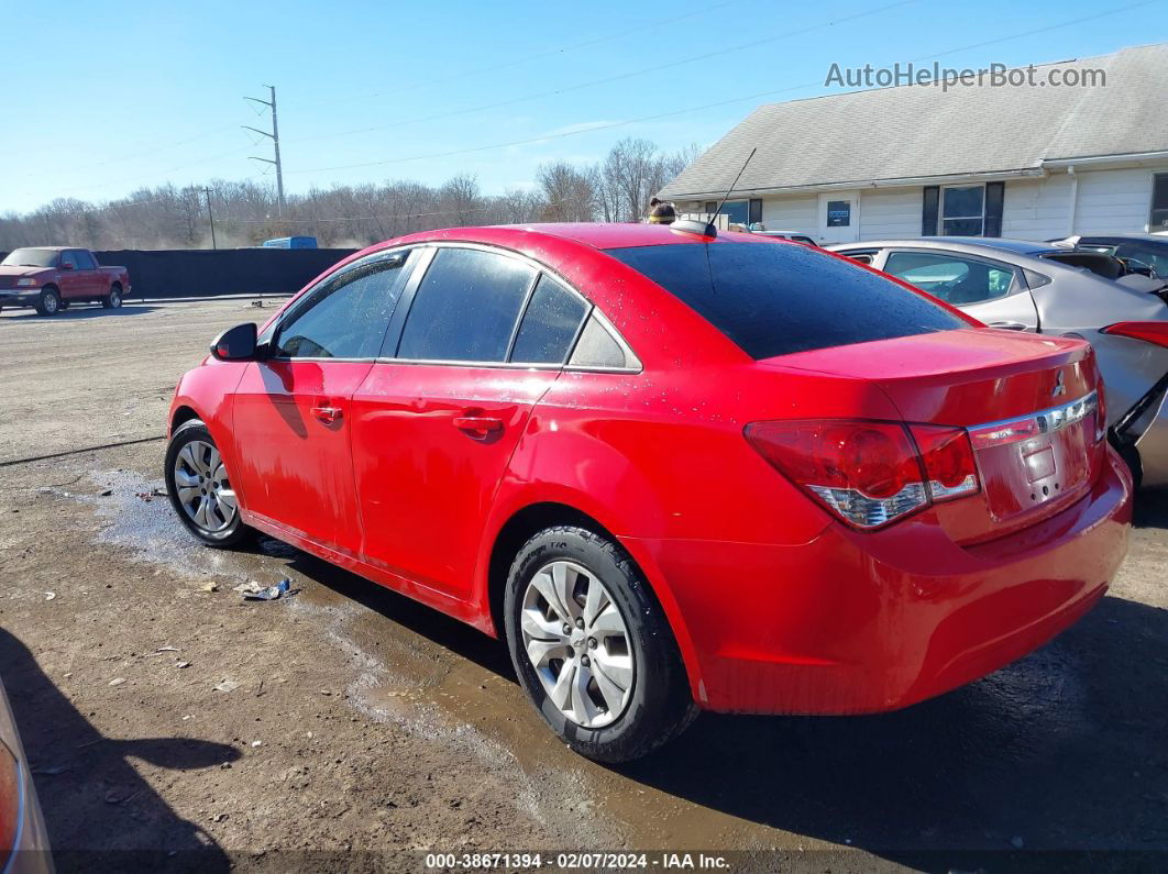 2015 Chevrolet Cruze Ls Auto Red vin: 1G1PA5SG8F7263073