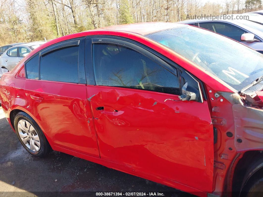 2015 Chevrolet Cruze Ls Auto Red vin: 1G1PA5SG8F7263073