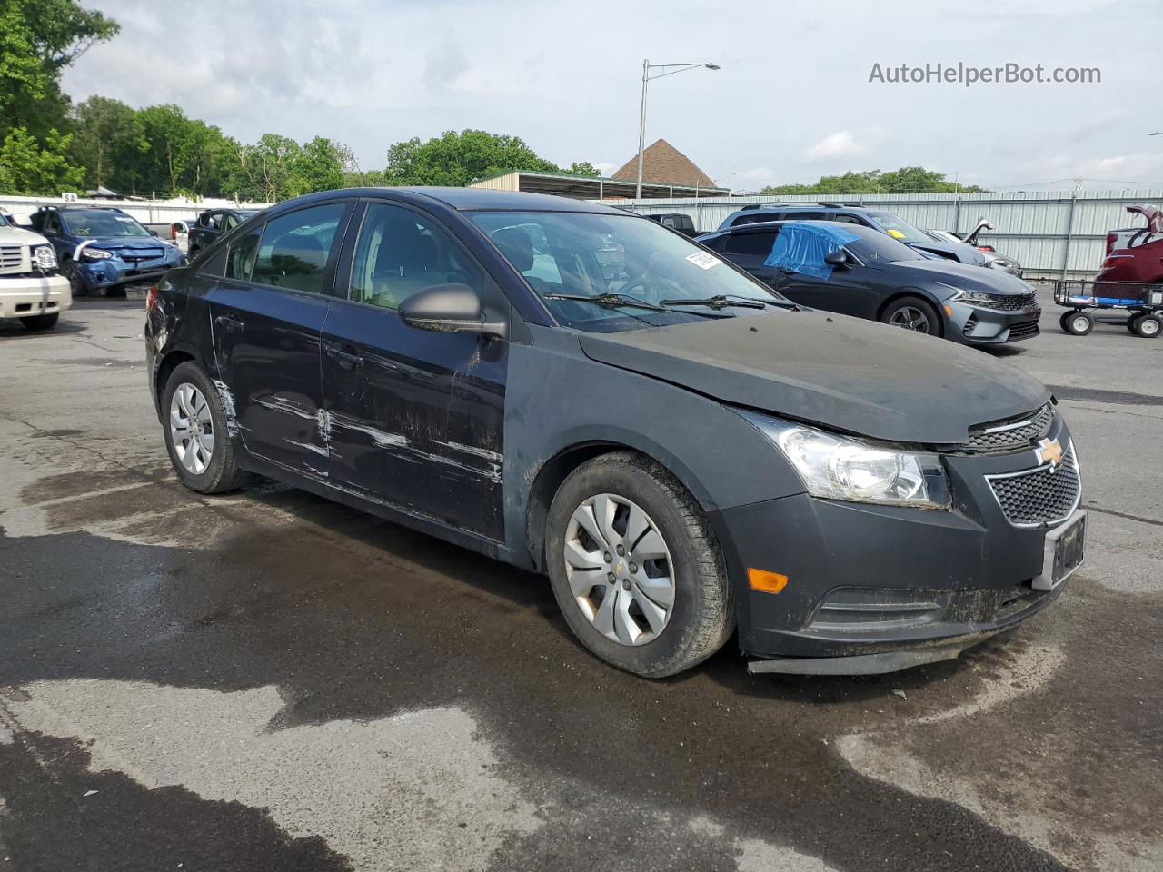 2014 Chevrolet Cruze Ls Black vin: 1G1PA5SG9E7432581