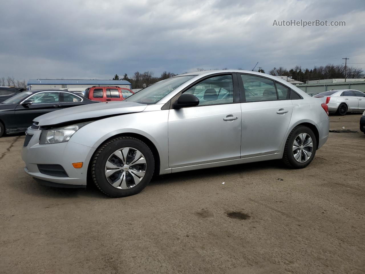 2013 Chevrolet Cruze Ls Silver vin: 1G1PA5SGXD7180080