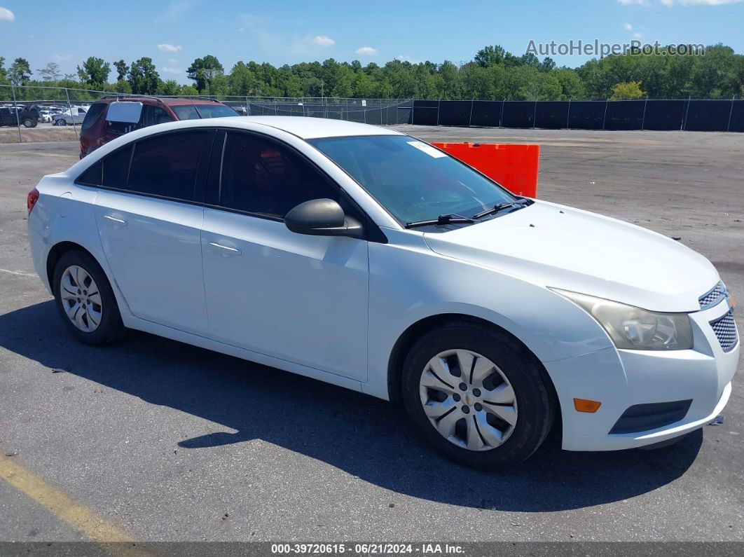 2013 Chevrolet Cruze Ls Auto White vin: 1G1PA5SGXD7210470