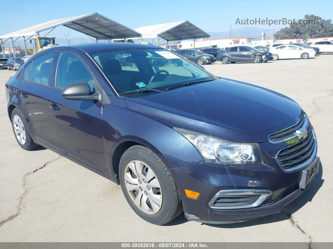 2015 Chevrolet Cruze Ls Auto Dark Blue vin: 1G1PA5SGXF7188215