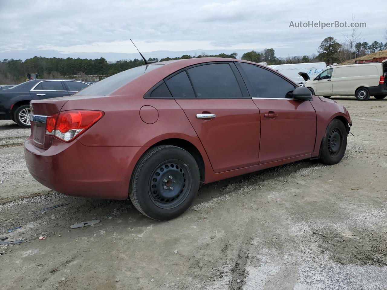 2013 Chevrolet Cruze Ls Темно-бордовый vin: 1G1PA5SH0D7191422