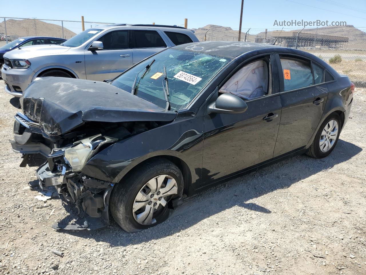 2013 Chevrolet Cruze Ls Black vin: 1G1PA5SH0D7271819