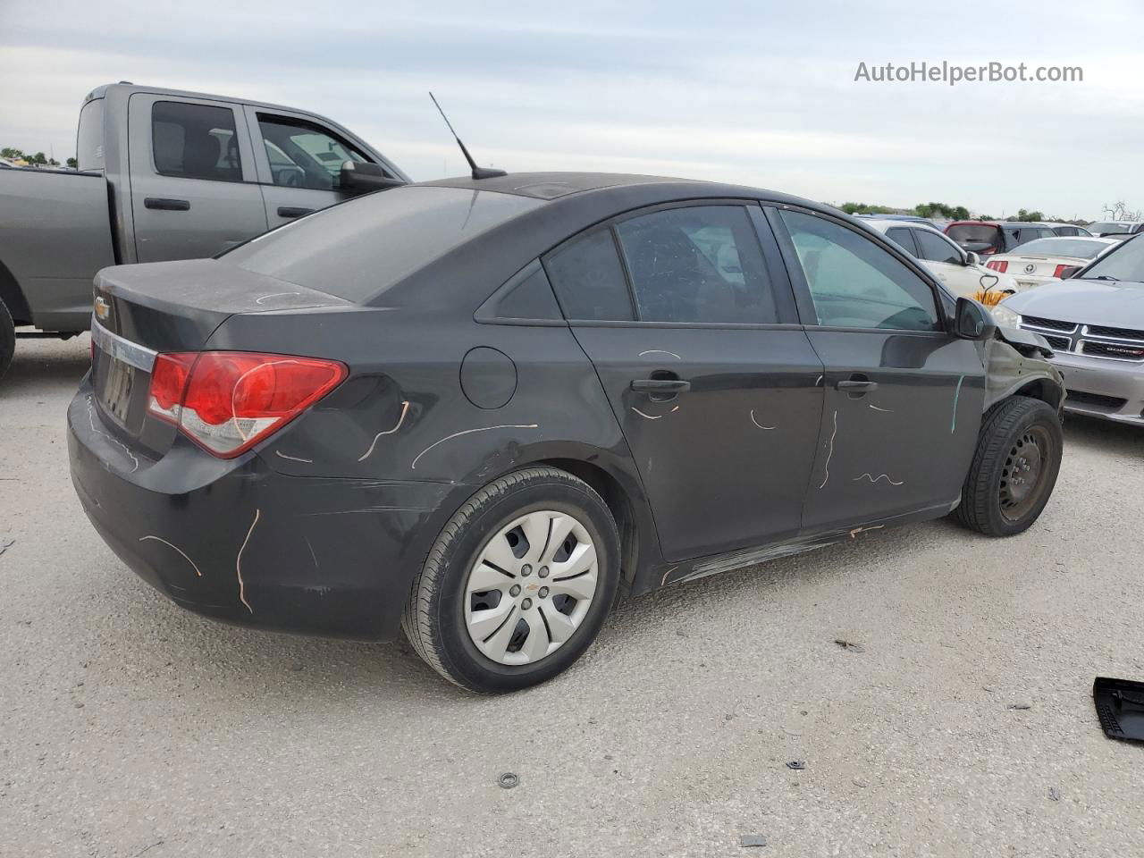 2014 Chevrolet Cruze Ls Black vin: 1G1PA5SH0E7198825