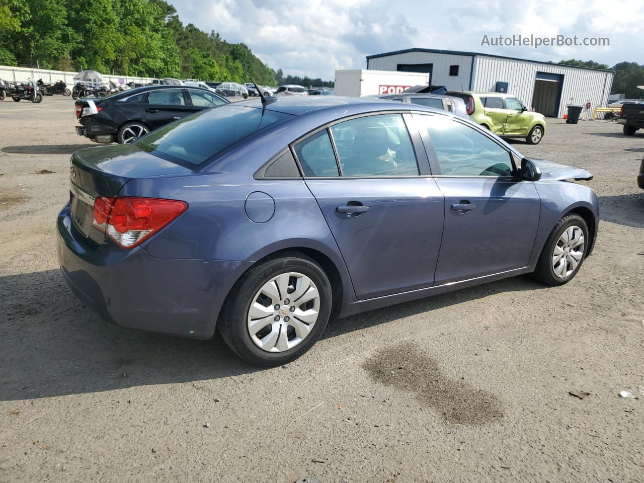 2014 Chevrolet Cruze Ls Синий vin: 1G1PA5SH0E7442781