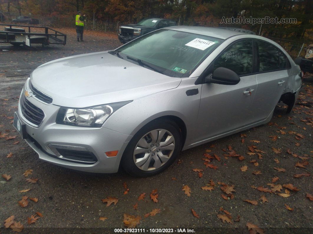 2015 Chevrolet Cruze Ls Auto Gray vin: 1G1PA5SH0F7127190