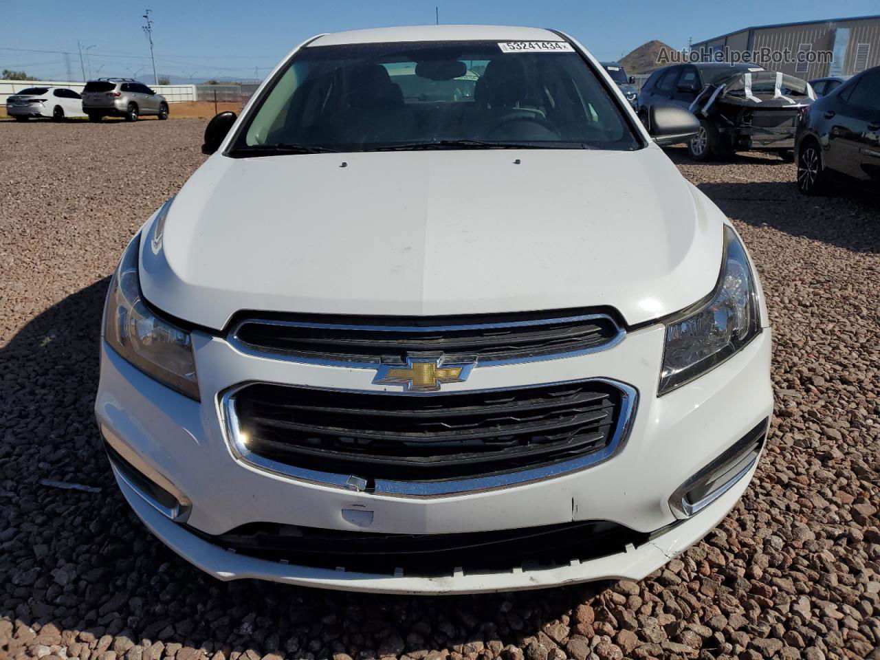 2015 Chevrolet Cruze Ls White vin: 1G1PA5SH0F7266249