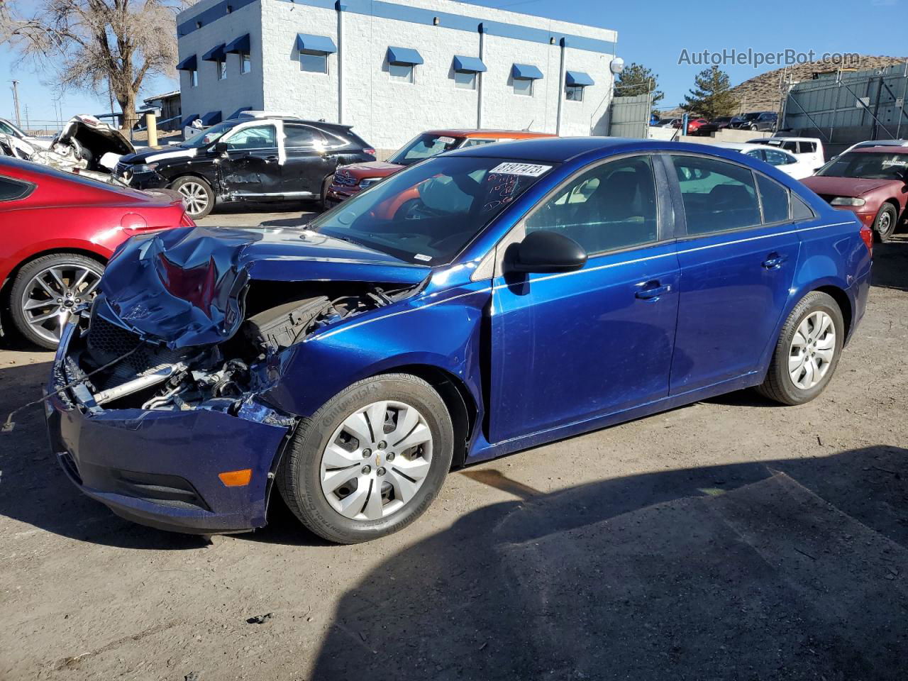 2013 Chevrolet Cruze Ls Blue vin: 1G1PA5SH1D7130810