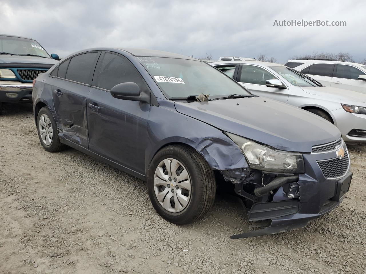 2013 Chevrolet Cruze Ls Blue vin: 1G1PA5SH1D7259615