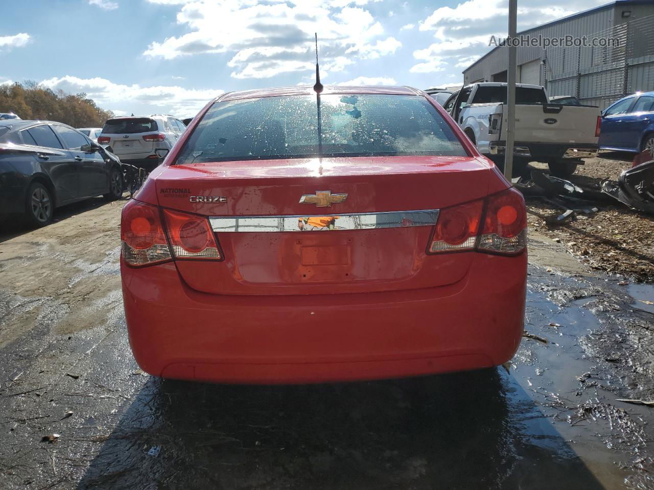 2014 Chevrolet Cruze Ls Red vin: 1G1PA5SH1E7279820