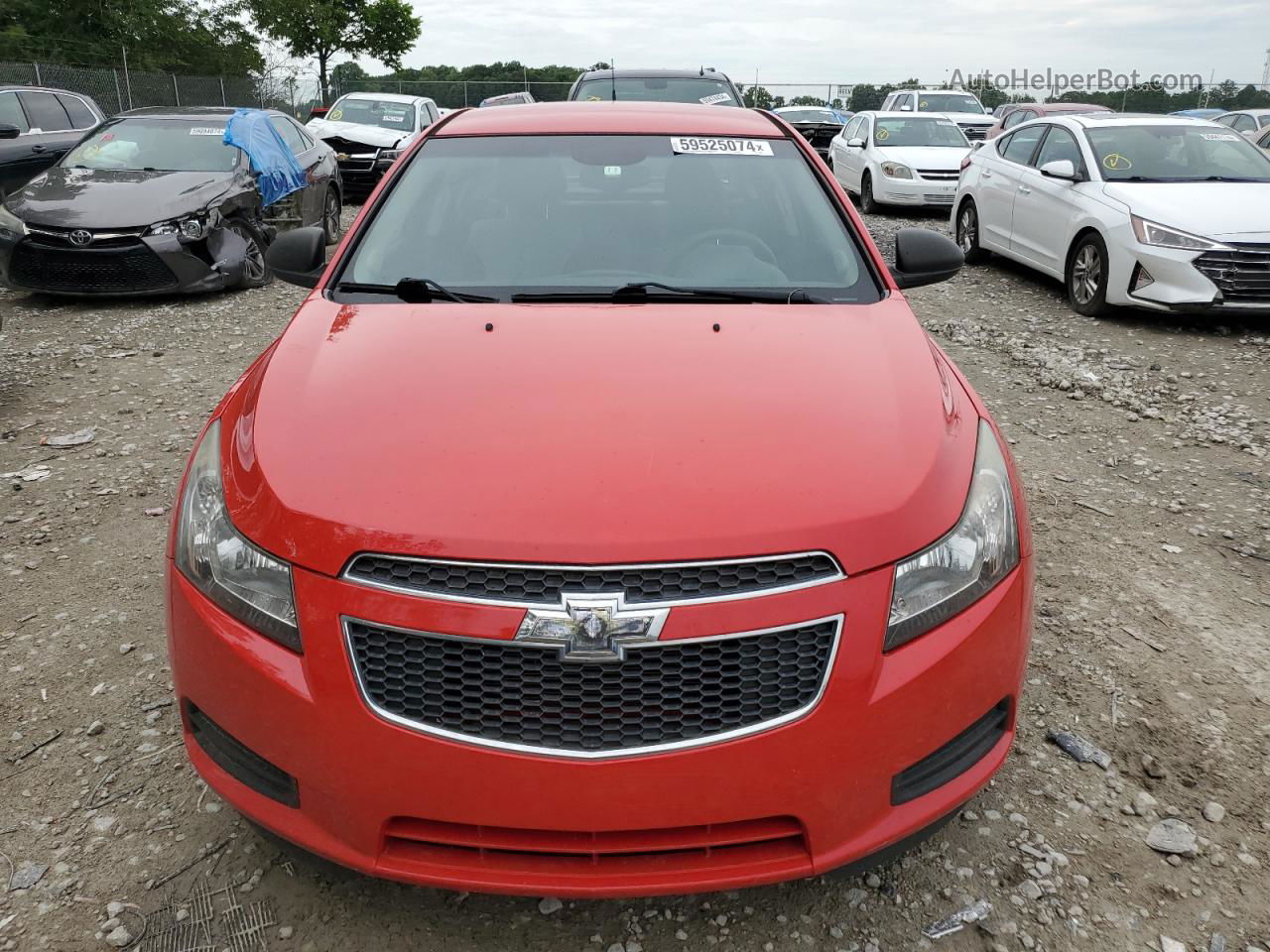 2014 Chevrolet Cruze Ls Red vin: 1G1PA5SH1E7290638