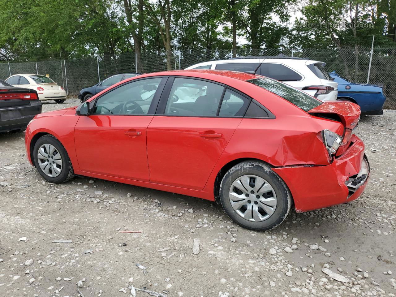 2014 Chevrolet Cruze Ls Red vin: 1G1PA5SH1E7290638