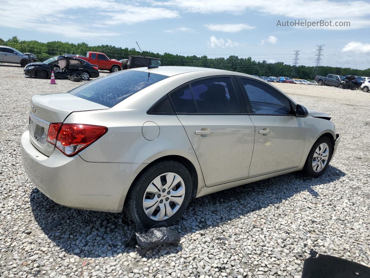 2014 Chevrolet Cruze Ls Tan vin: 1G1PA5SH1E7342060