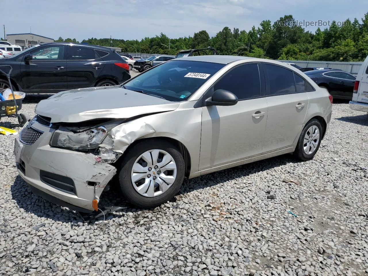 2014 Chevrolet Cruze Ls Tan vin: 1G1PA5SH1E7342060