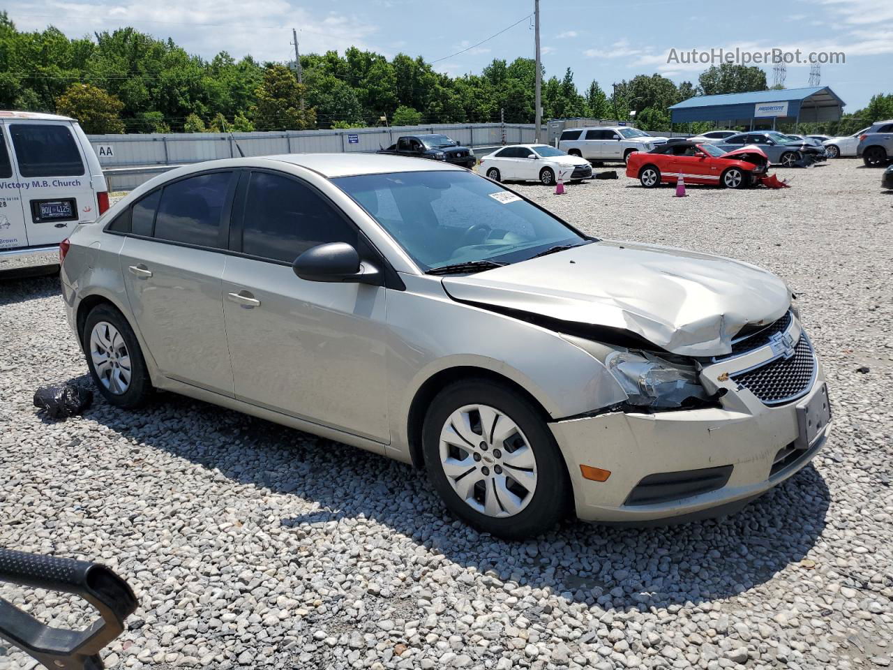 2014 Chevrolet Cruze Ls Tan vin: 1G1PA5SH1E7342060