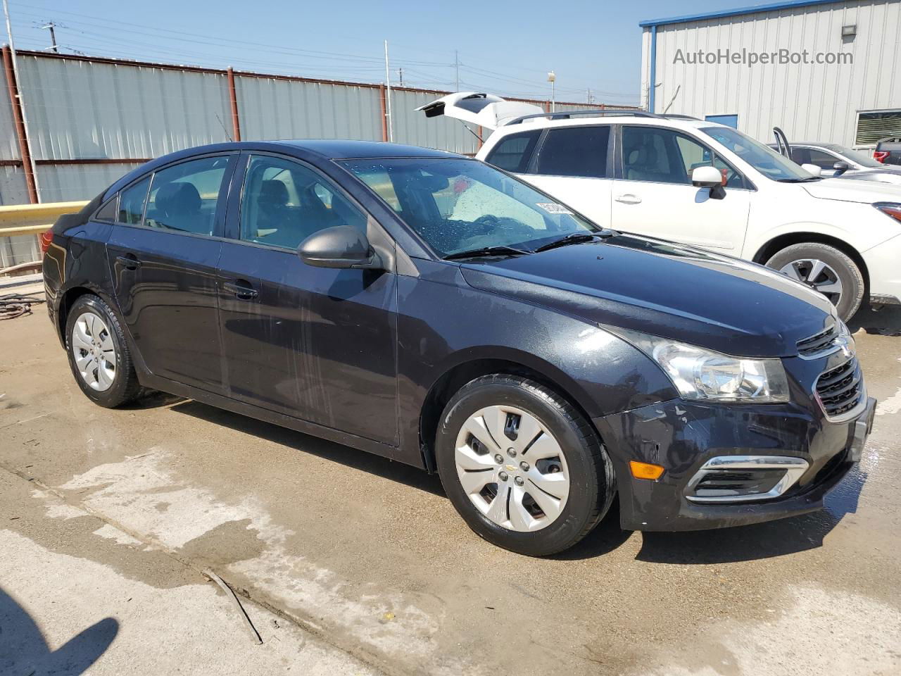 2015 Chevrolet Cruze Ls Black vin: 1G1PA5SH1F7132110