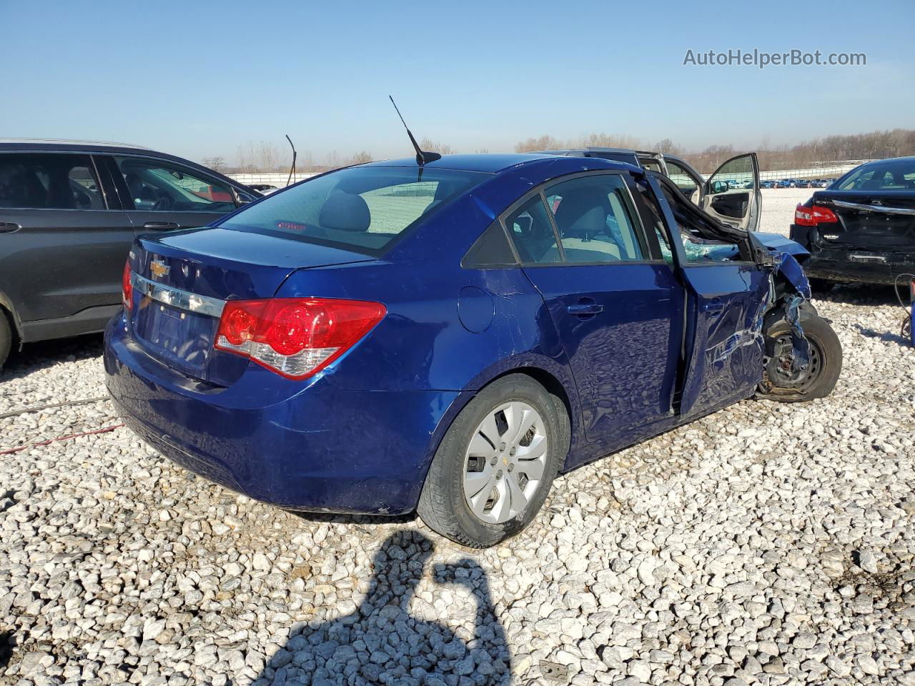 2013 Chevrolet Cruze Ls Blue vin: 1G1PA5SH2D7130413