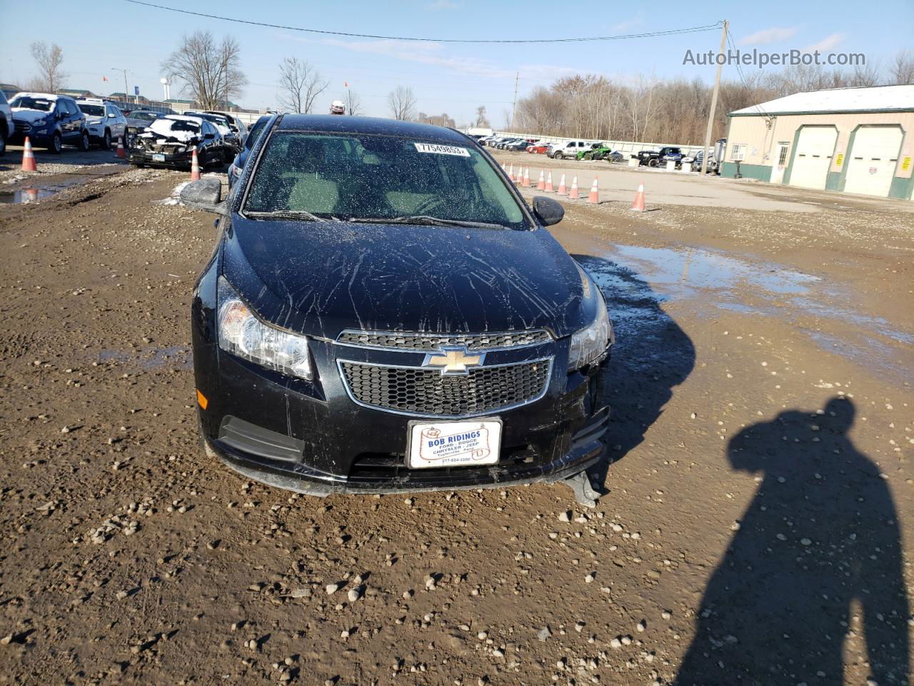 2013 Chevrolet Cruze Ls Black vin: 1G1PA5SH2D7162486