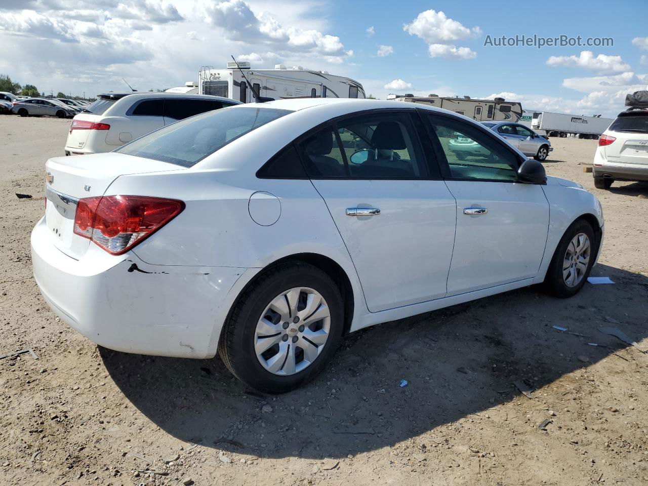 2013 Chevrolet Cruze Ls White vin: 1G1PA5SH2D7195584