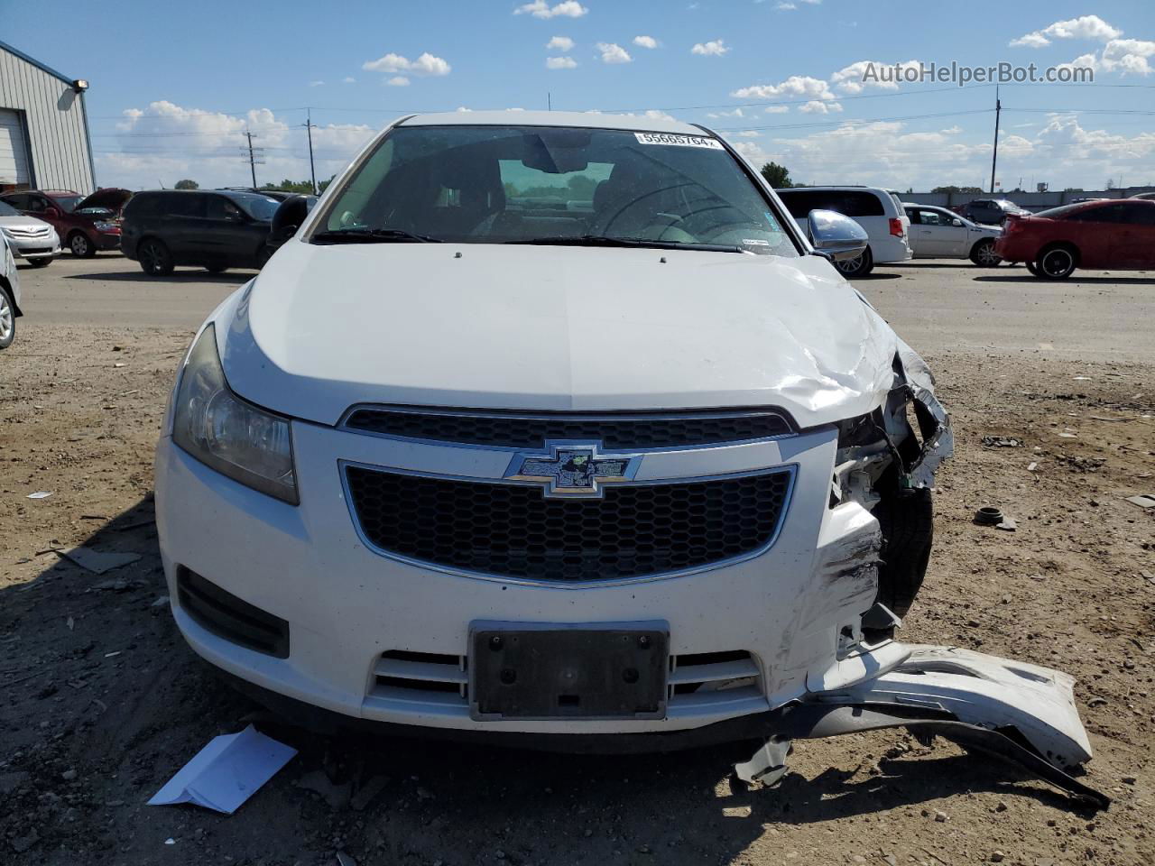 2013 Chevrolet Cruze Ls White vin: 1G1PA5SH2D7195584