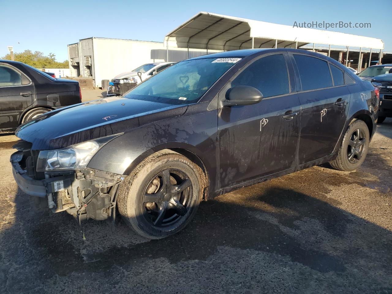 2014 Chevrolet Cruze Ls Black vin: 1G1PA5SH2E7341483