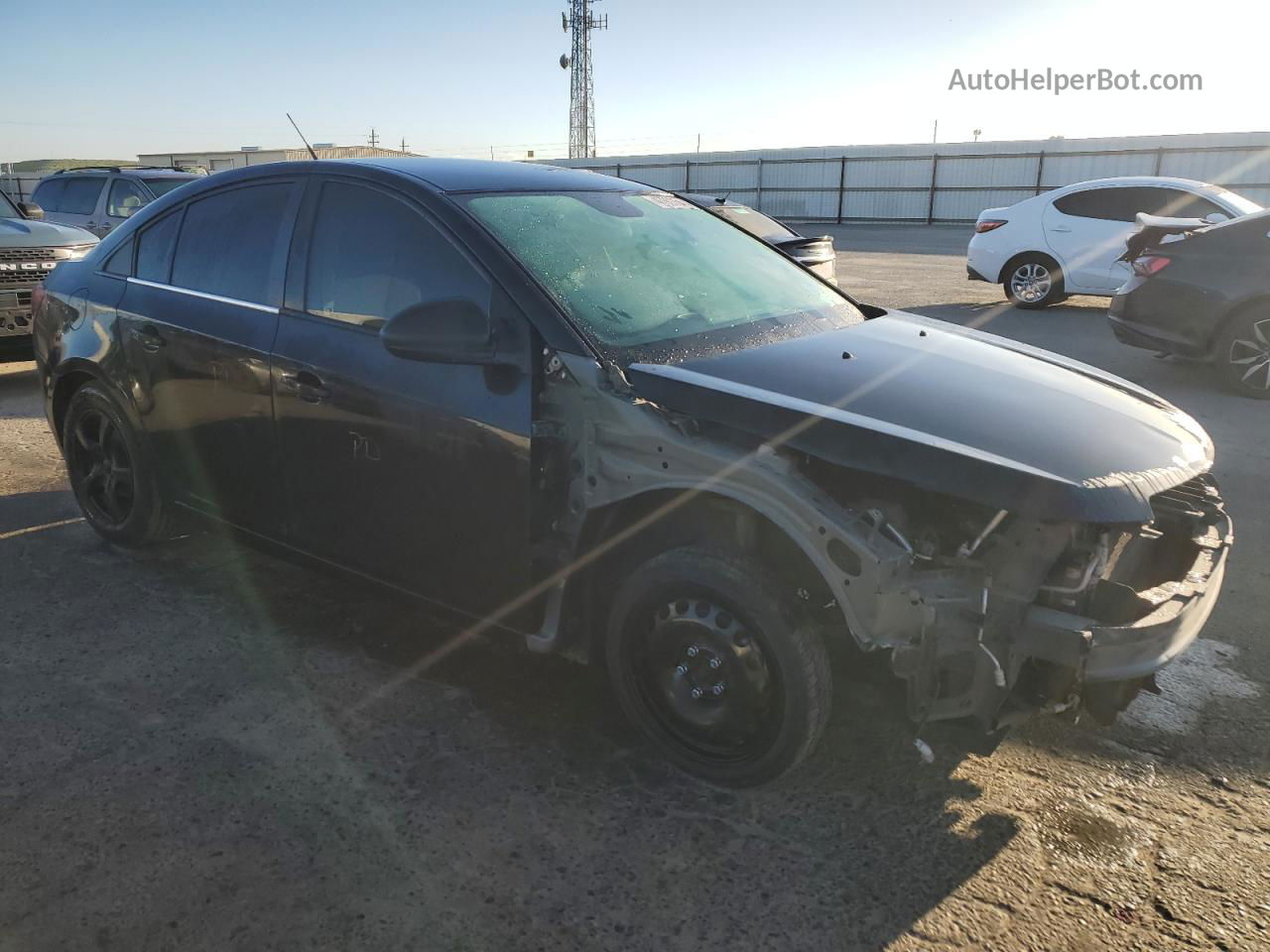 2014 Chevrolet Cruze Ls Black vin: 1G1PA5SH2E7341483