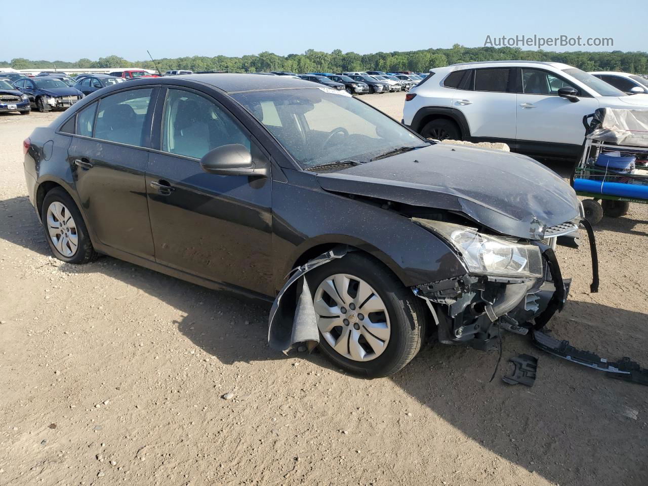 2014 Chevrolet Cruze Ls Black vin: 1G1PA5SH2E7351186