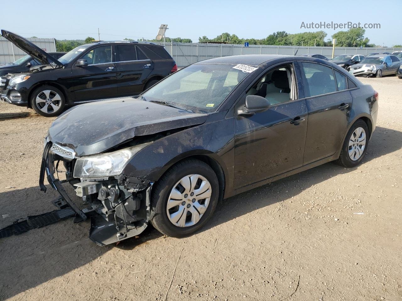 2014 Chevrolet Cruze Ls Black vin: 1G1PA5SH2E7351186