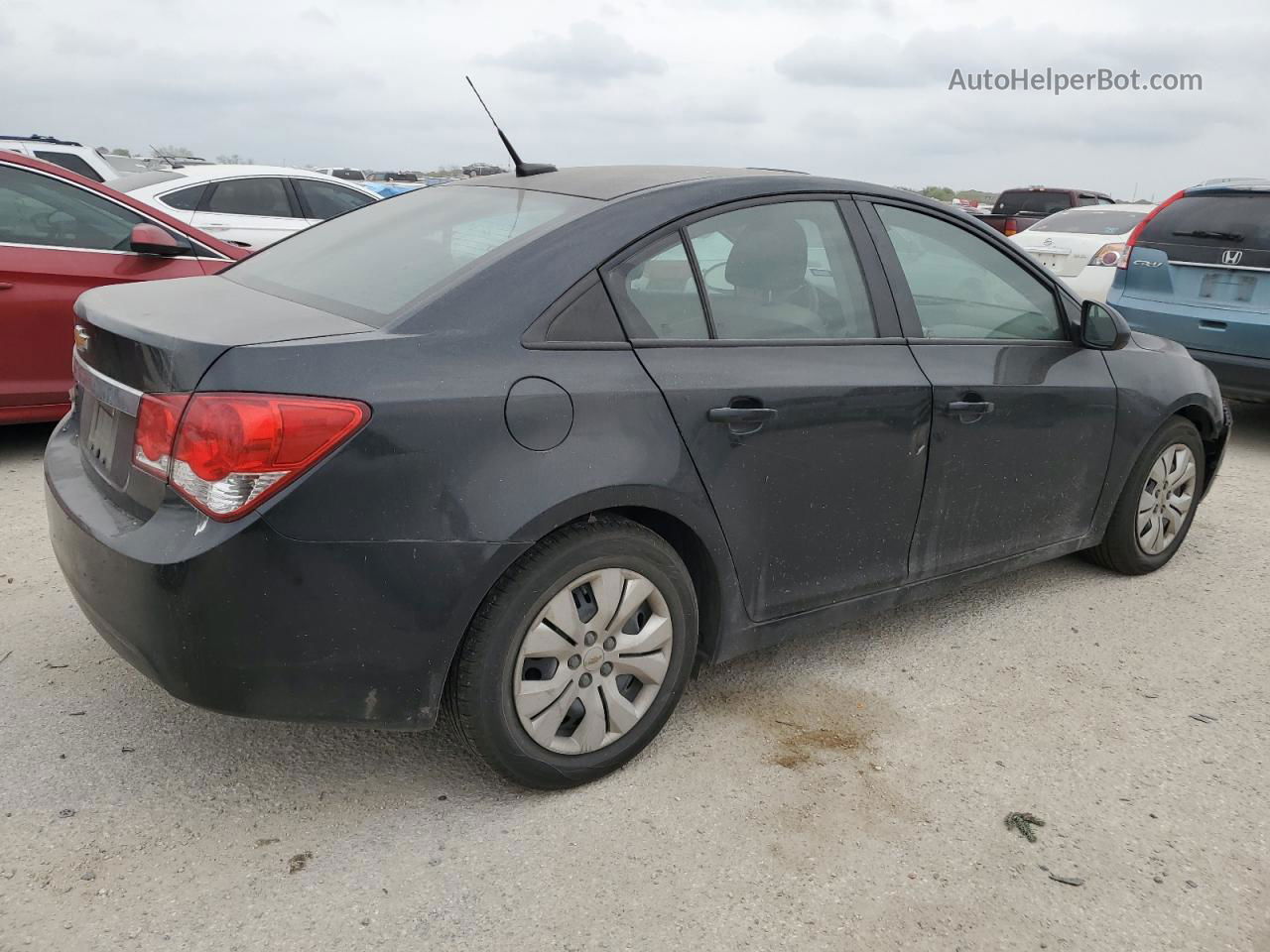 2014 Chevrolet Cruze Ls Black vin: 1G1PA5SH2E7420930