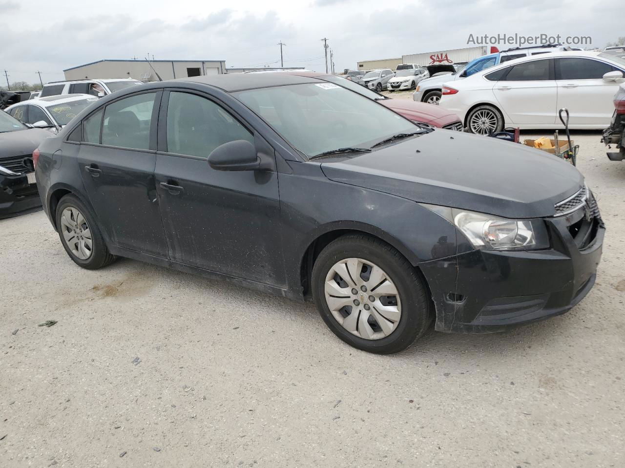 2014 Chevrolet Cruze Ls Black vin: 1G1PA5SH2E7420930