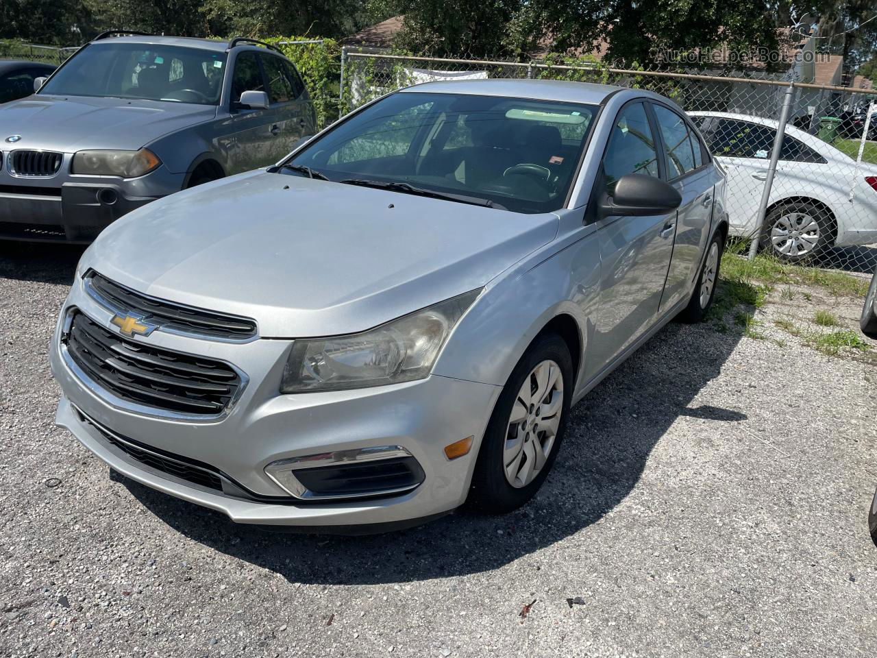 2015 Chevrolet Cruze Ls Silver vin: 1G1PA5SH2F7110262