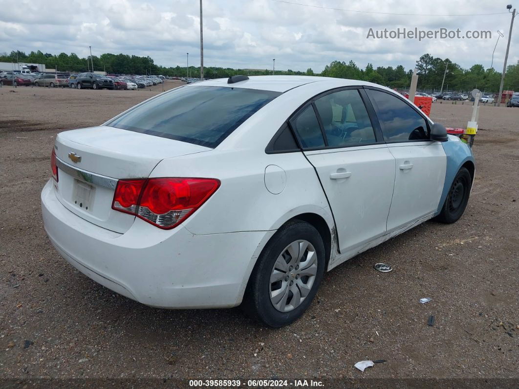 2015 Chevrolet Cruze Ls Auto White vin: 1G1PA5SH2F7139082