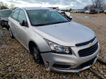 2015 Chevrolet Cruze Ls Silver vin: 1G1PA5SH2F7221636