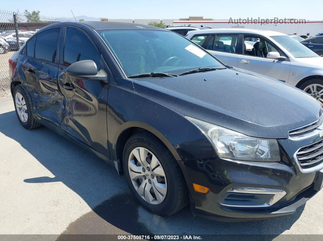 2015 Chevrolet Cruze Ls Black vin: 1G1PA5SH2F7233186