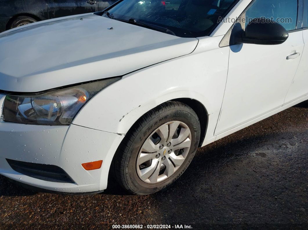 2013 Chevrolet Cruze Ls Auto White vin: 1G1PA5SH3D7182343