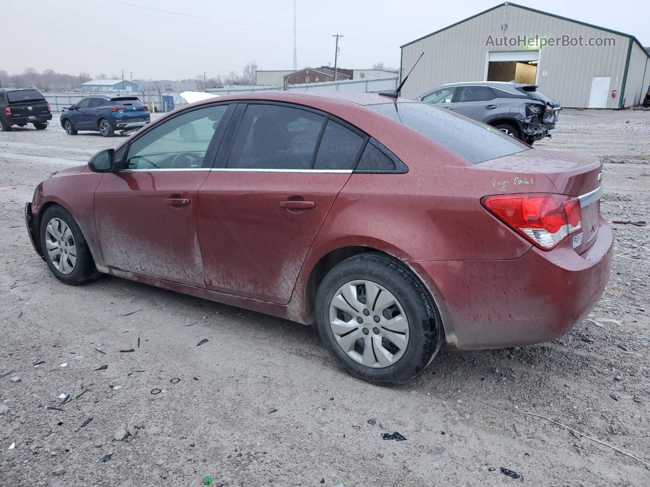 2013 Chevrolet Cruze Ls Brown vin: 1G1PA5SH3D7196761