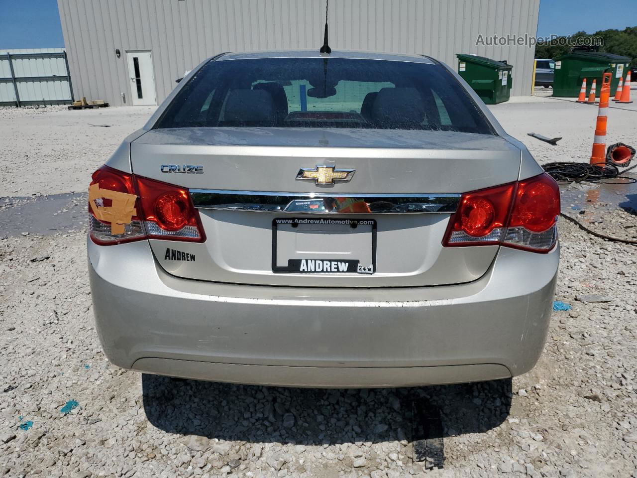 2013 Chevrolet Cruze Ls Beige vin: 1G1PA5SH3D7210240