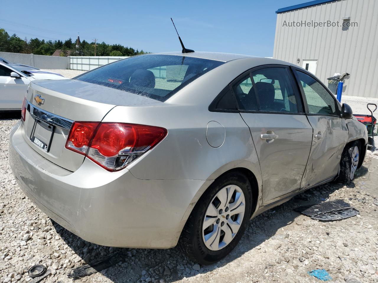 2013 Chevrolet Cruze Ls Beige vin: 1G1PA5SH3D7210240