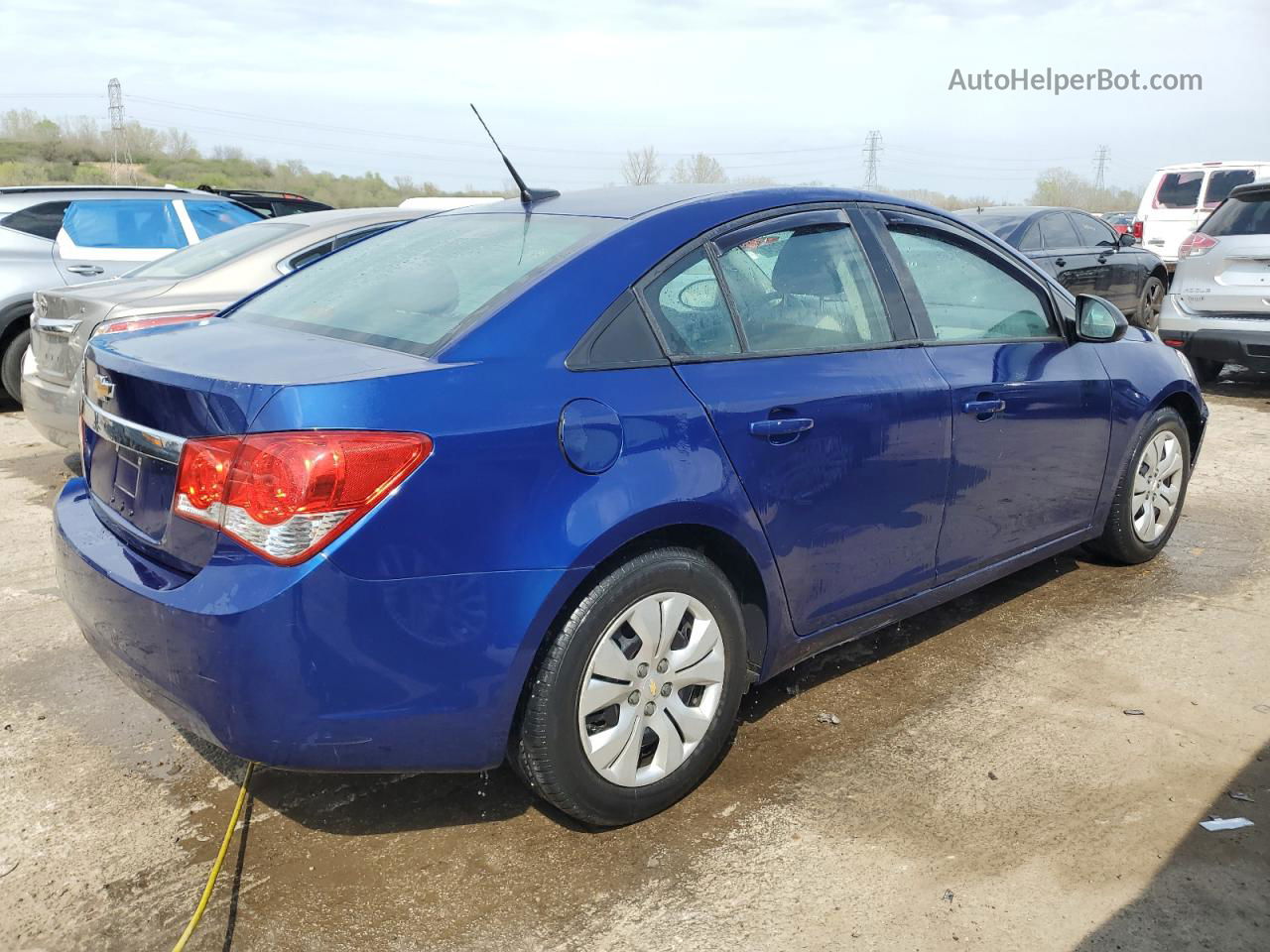 2013 Chevrolet Cruze Ls Blue vin: 1G1PA5SH3D7212652