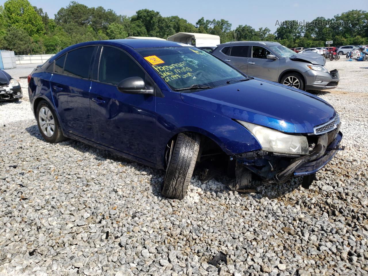 2013 Chevrolet Cruze Ls Синий vin: 1G1PA5SH3D7226101