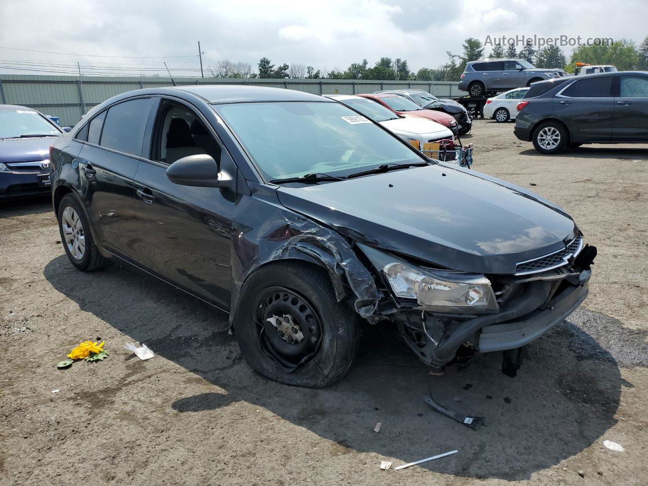 2013 Chevrolet Cruze Ls Black vin: 1G1PA5SH3D7227149